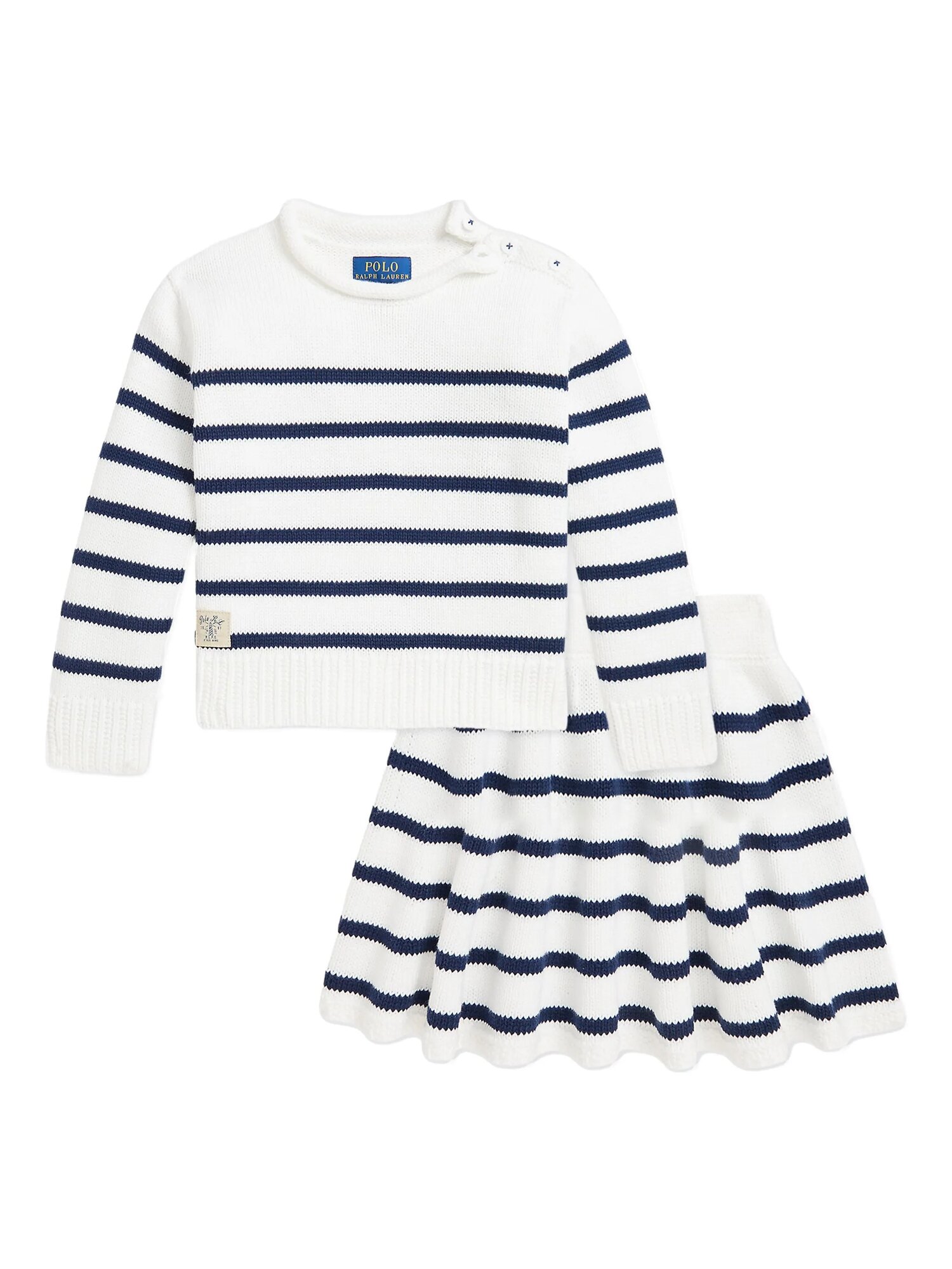 Комплект одежды Polo Ralph Lauren, размер 6 US, белый