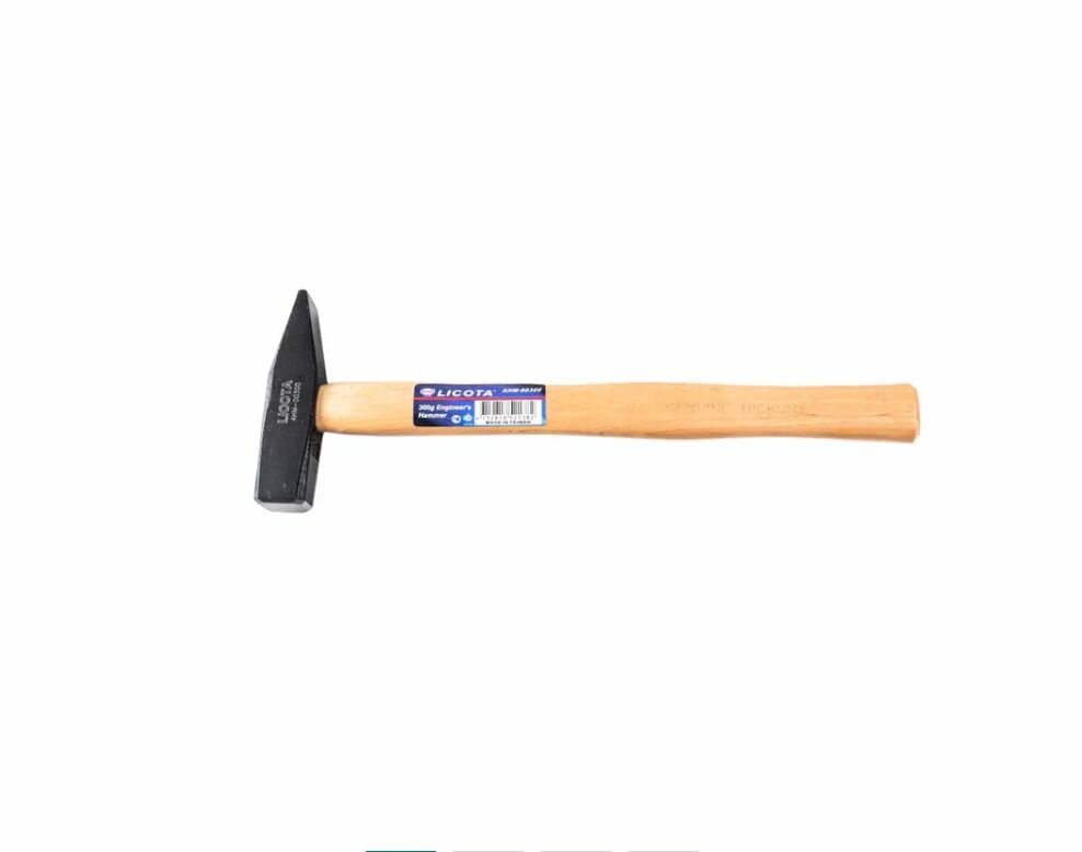 Молоток с ручкой из дерева гикори 200г AHM-00200