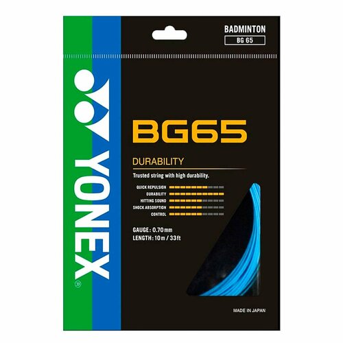Струна для бадминтона Yonex 10m BG-65 Turquoise
