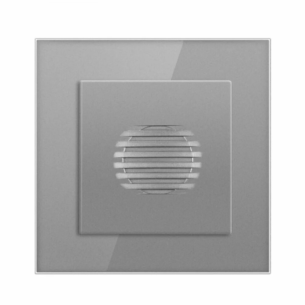 Проводной дверной звонок 86 типа стекло черный/белый/серый серый