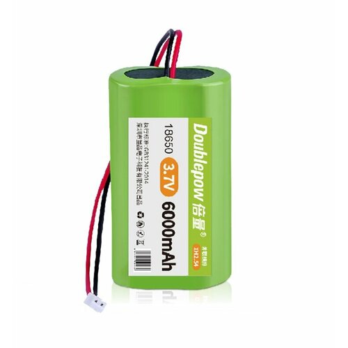 Аккумуляторная сборка из 2х18650 DoublePow 2S-PSM 3.7V 6000mAh, с разъемом XH2.54-2P, с защитой, 1 шт