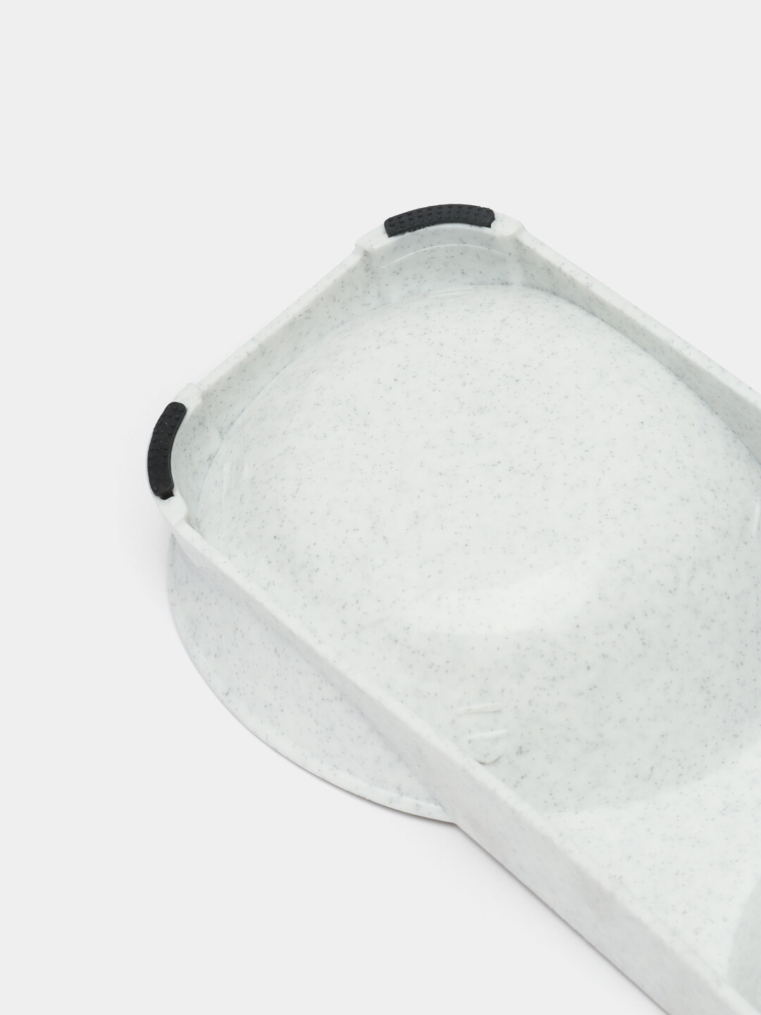 Миска для кошек и собак, двойная, Прозрачный — фото 1