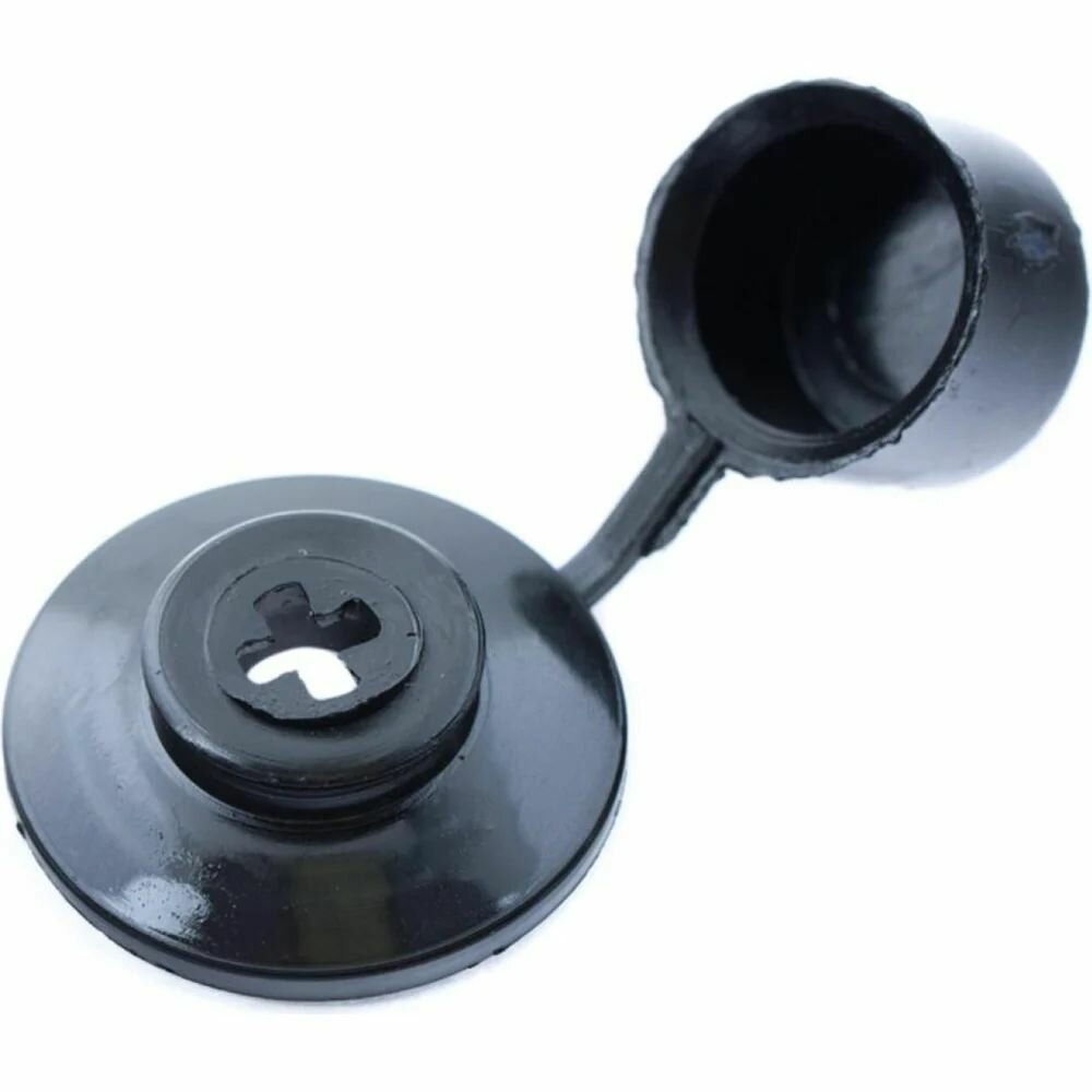 Шайба кровельная с колпачком пластмассовая  декоративная  цвет черная 