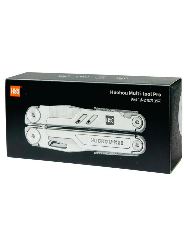 Картинки Мультитул Xiaomi HuoHou NexTool Pro K30 (HU0191) серебристый