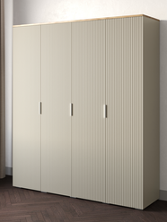 Шкаф для одежды распашной в прихожую, в спальню, на балкон, в детскую Ингрия - 8, 183х212х50 см