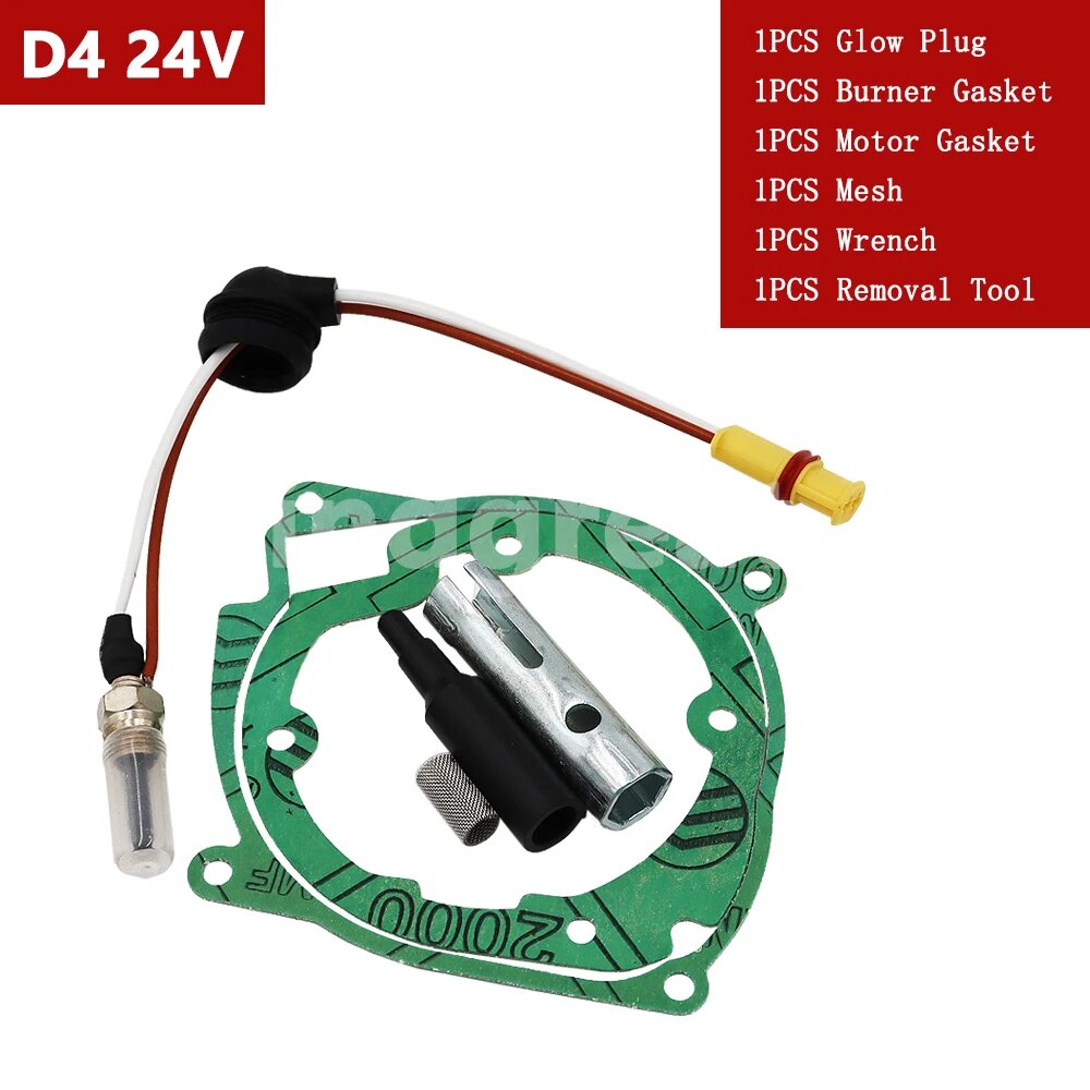 12В/24В для Eberspacher Airtronic D2 D4 D4S 252070011100 252069011300 2KW 5KW Грузовик Автомобильный Обогреватель Свеча накаливания, D4 24V