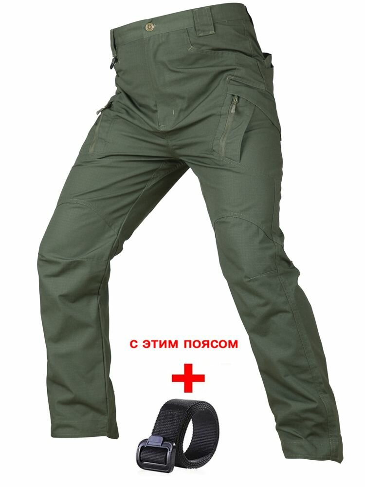 Брюки спортивные , размер XXL, зелёный