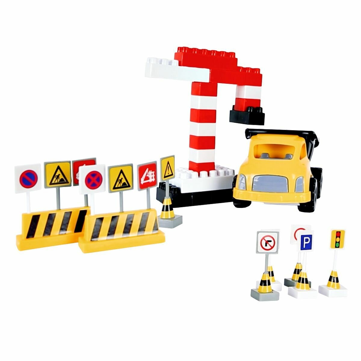 Набор DOLU Jumbo самосвал с конструктором — фото 1