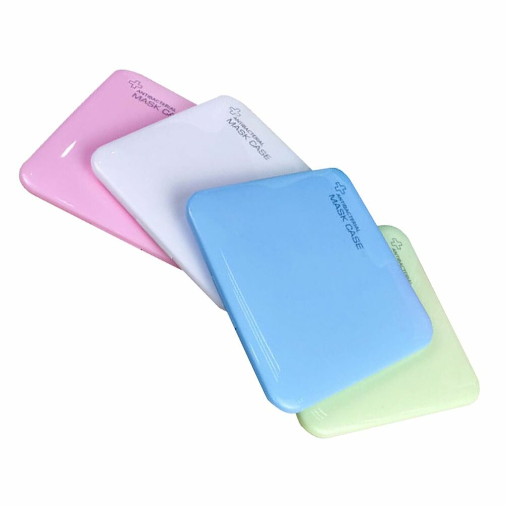 Портативная Коробка Для Хранения Масок С Застегивающейся Плотной Крышкой 13X13Cm