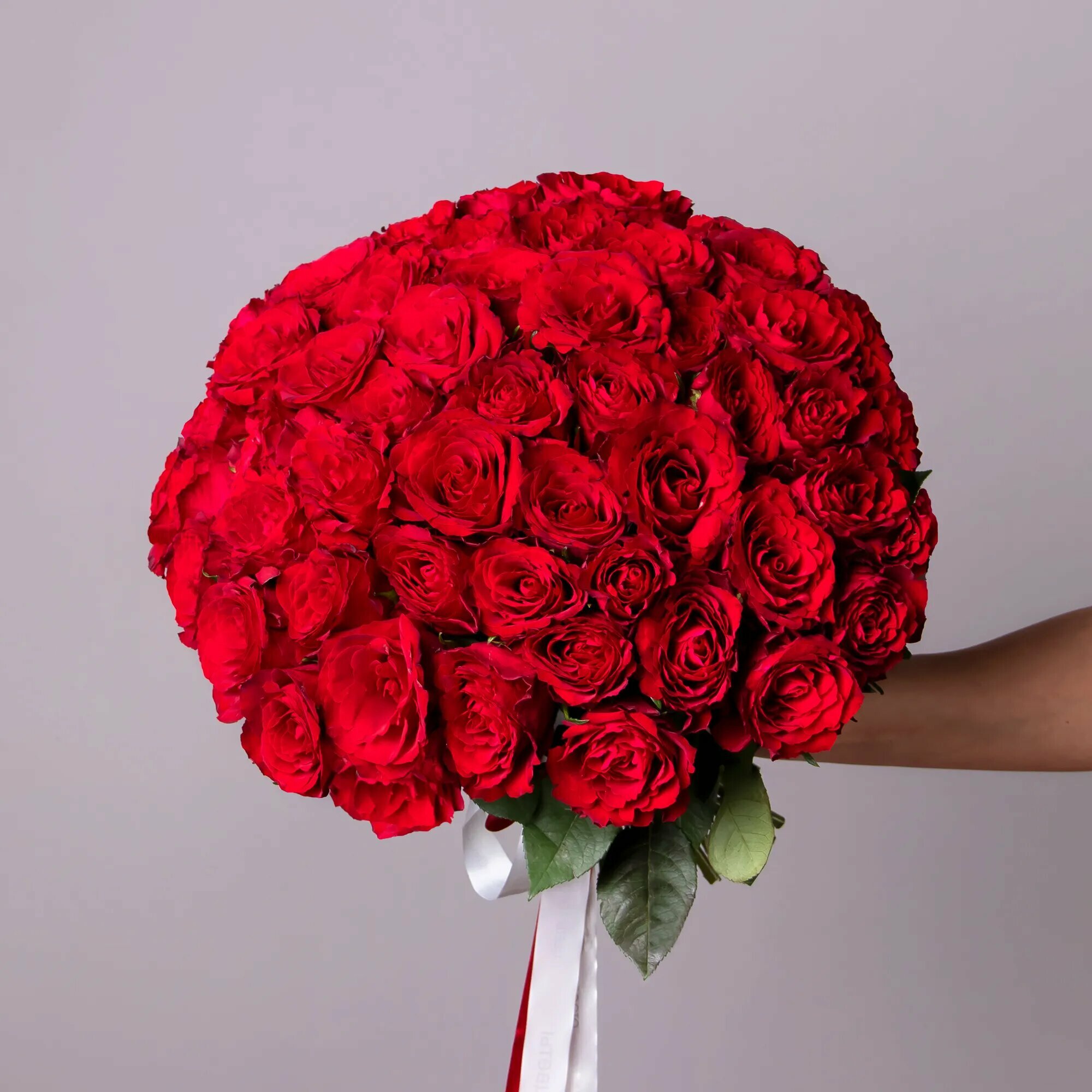 Букет Роза "Красная" 51 шт Высота 40 см Премиум от "Простоцветы"