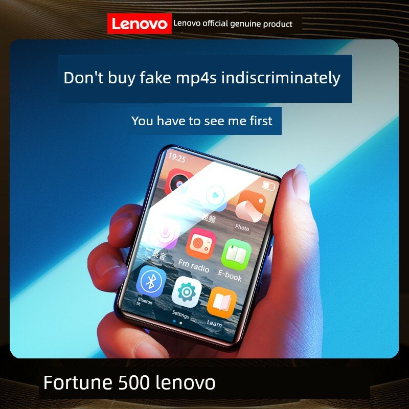 Музыкальный плеер Lenovo MP3 (студенческая версия) для прослушивания музыки, MP4-плеер с Bluetooth для чтения книг и