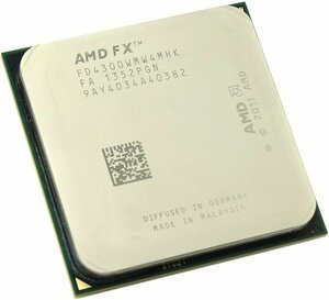 Процессор AMD FX-4300 Vishera (2012), 4C/4T, 3800MHz TDP-95 Вт SocketAM3+ tray (OEM) (FD4300WMW4MHK)