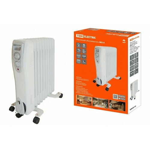 TDM Масляный обогреватель МО-9 2000 Вт 9 секций регул мощн 70013002000 Вт термостат SQ2501-0902 9644₽