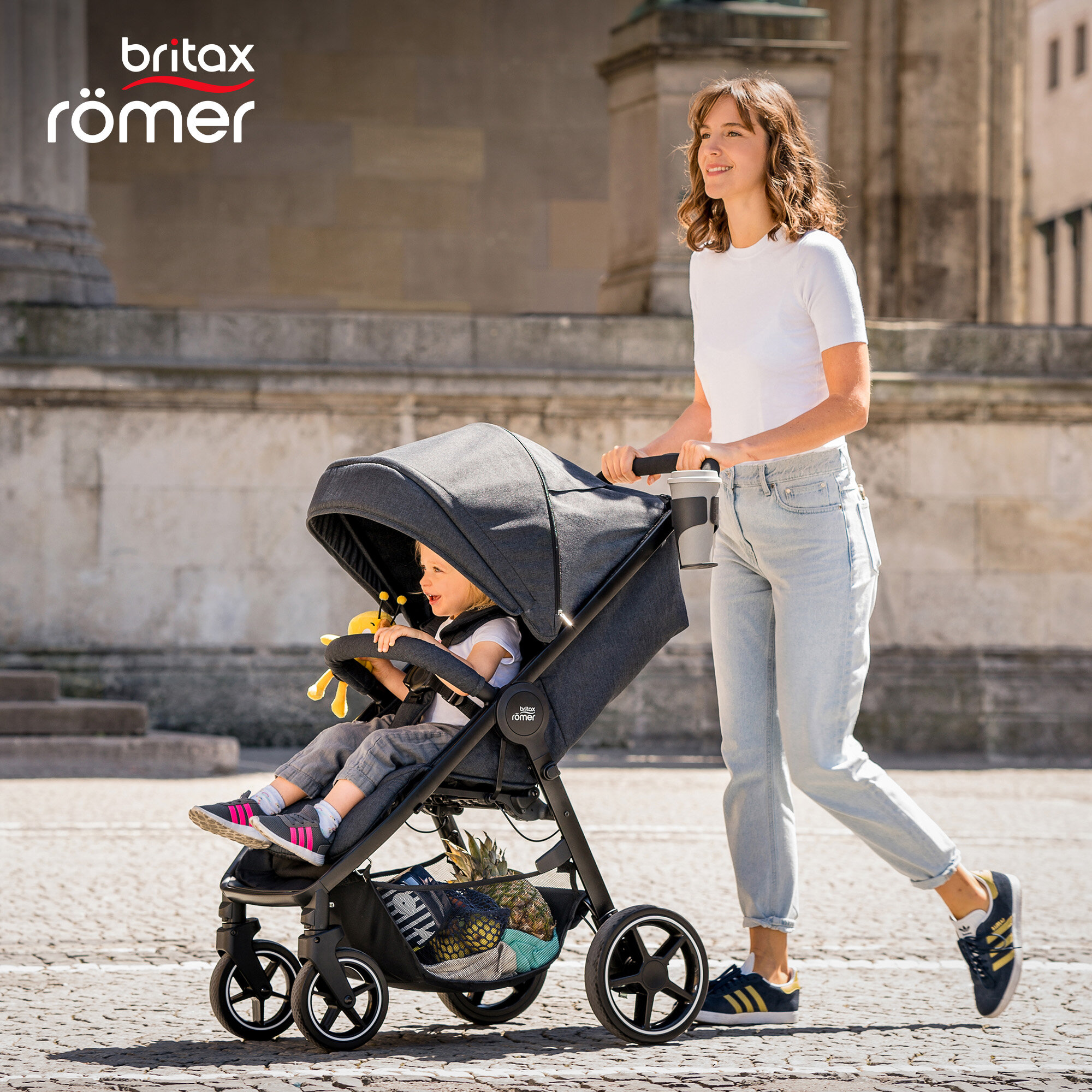 Прогулочная коляска BRITAX ROEMER B-Agile M, Linen Beige [2000032525] - фото №9