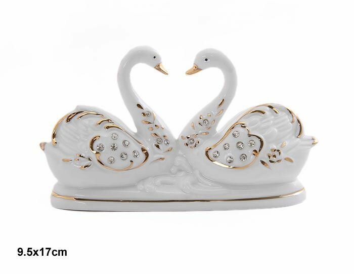 фото Статуэтка Влюбленные лебеди 9,5х17 см (арт. В1981-1)