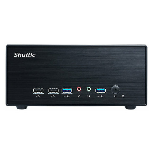 Платформа Shuttle XH510G LGA1200, H510, 2*DDR4 (3200), 2*M.2, Glan, HDMI, DP, 4*USB 3.2, 4*USB 2.0, noOS, black
