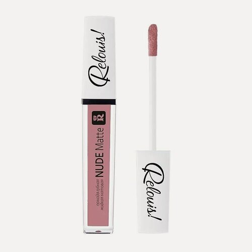 Изображение товара Relouis NUDE MATT помада губная жидкая матовая, тон 17