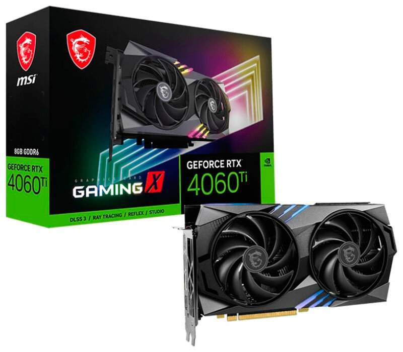 Видеокарта MSI GeForce RTX 4060 Ti GAMING X 8G
