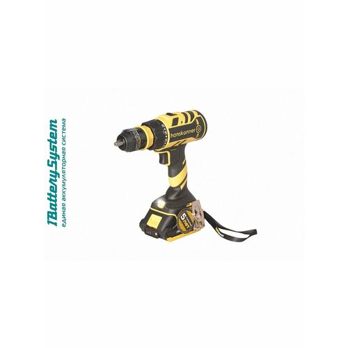 Аккумуляторный шуруповерт Hanskonner HCD1865C 1BatterySystem 1695000₽