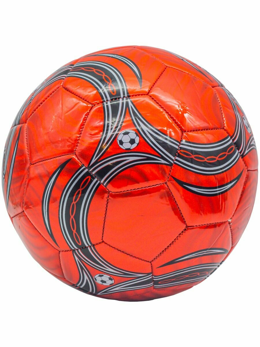Мяч футбольный размер 5 красный