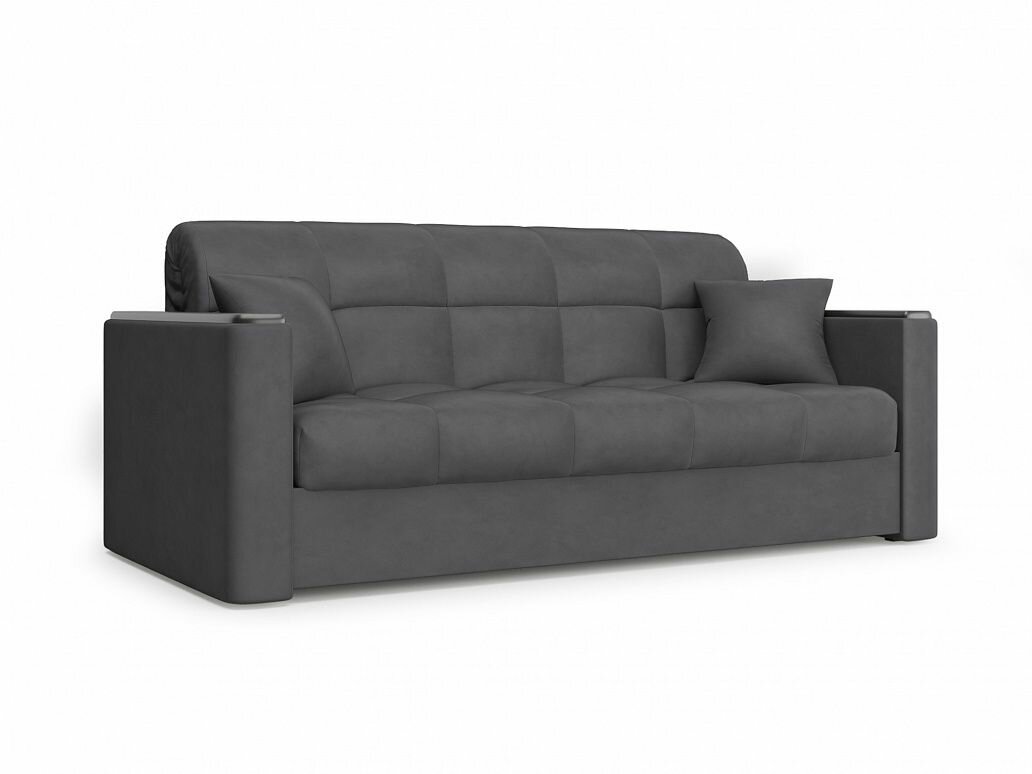 Meblevka Диван аккордеон Неаполь 180x200 велюр серый