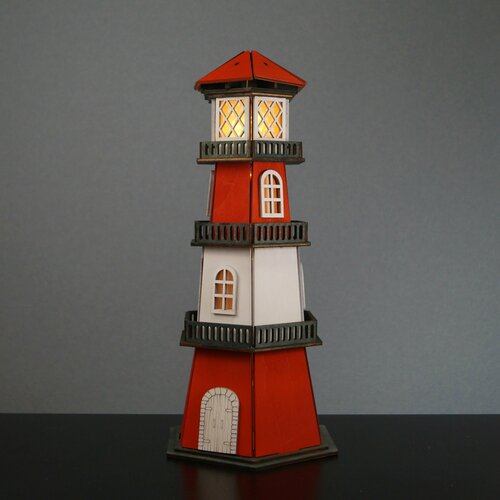 Светильник декоративный маяк высота 32 см 3520₽
