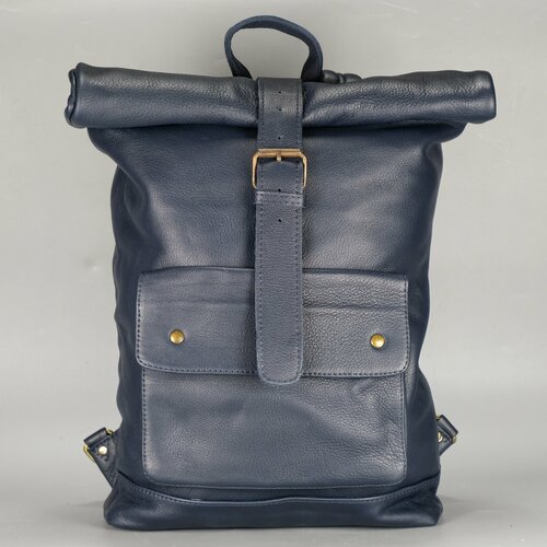 Рюкзак Mantica, фактура гладкая, синий