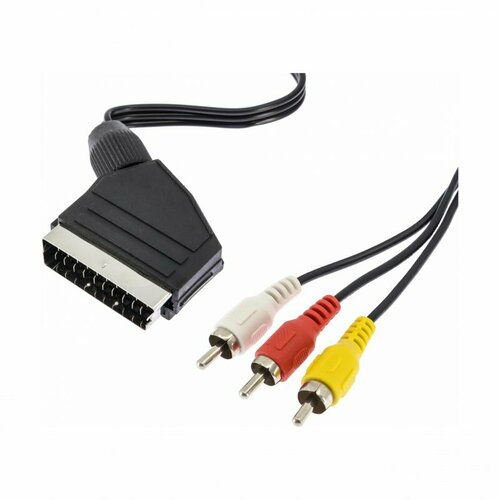 аудио переходник адаптер noname 3rca scart Аудио-переходник (адаптер) 3RCA-SCART, 1.5 м