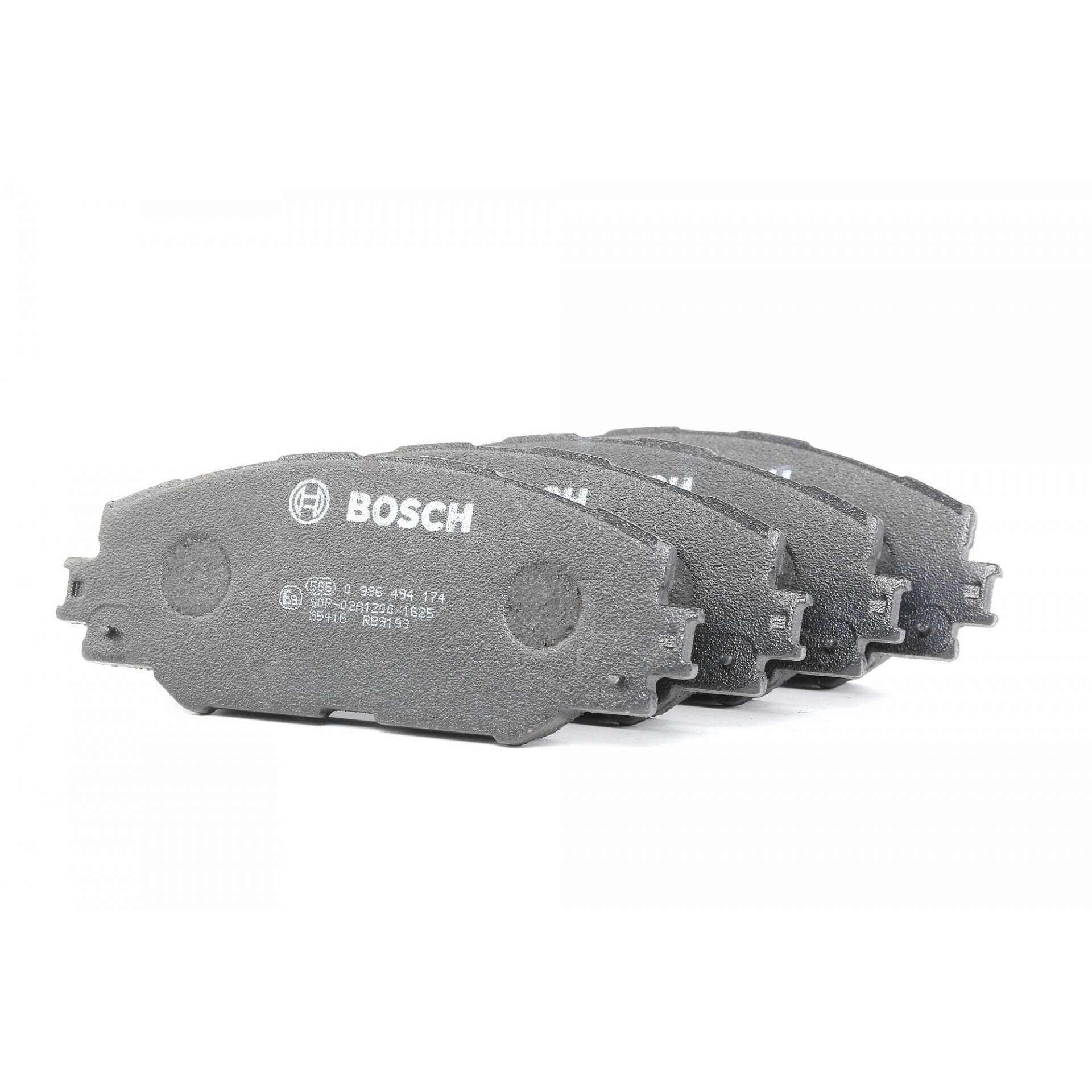 Комплект тормозных колодок, дисковый тормоз, BOSCH 0 986 494 174 (1 шт.)