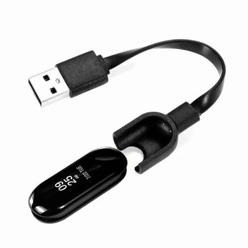 Usb кабель-зарядка для фитнес-браслета Xiaomi Mi Band 3 чёрный зарядка кабель usb для фитнес браслета xiaomi mi band 4