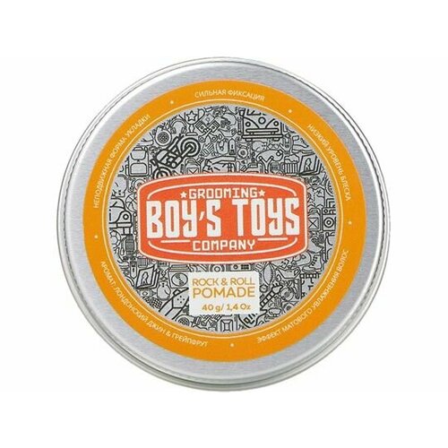 Помада для волос сильной фиксации Boys Toys Rock & Roll Pomade