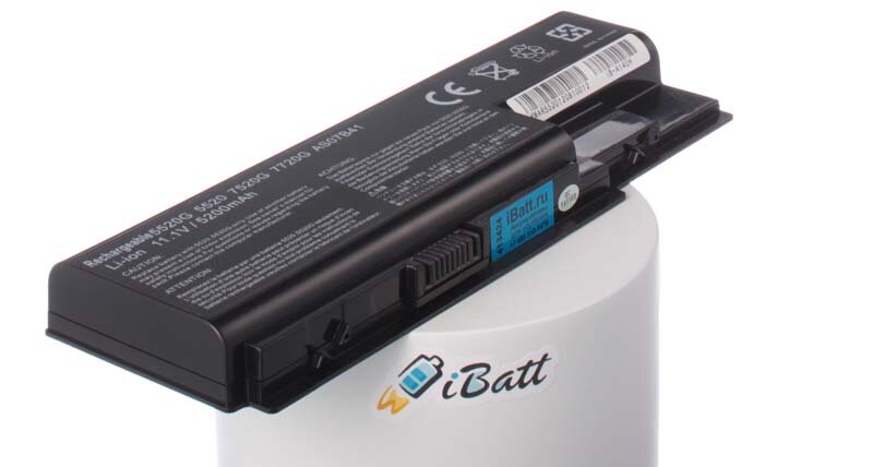 Аккумулятор iBatt 5200mAh, для AS07B31 AS07B41 AS07B42 AS07B51 AS07B32 AS07B72 AS07B71 AS07B61 BT.00804.020 AS07B52 BT.00603.042 MS2221 CS-AC5520HB BT.00803.024