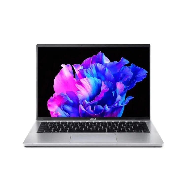 Ноутбук Acer Swift Go SFG14-71 14"OLED, Intel Core i3-1315U, RAM 8 ГБ, SSD, Intel Iris Xe Graphics, Без ОС, (NX. KMZER.006), серебристый