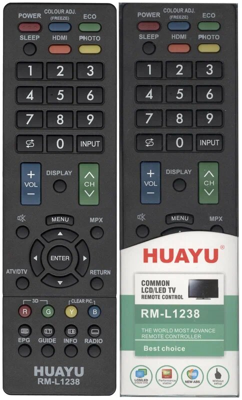 Пульт Huayu для Sharp RM-L1238 универсальный