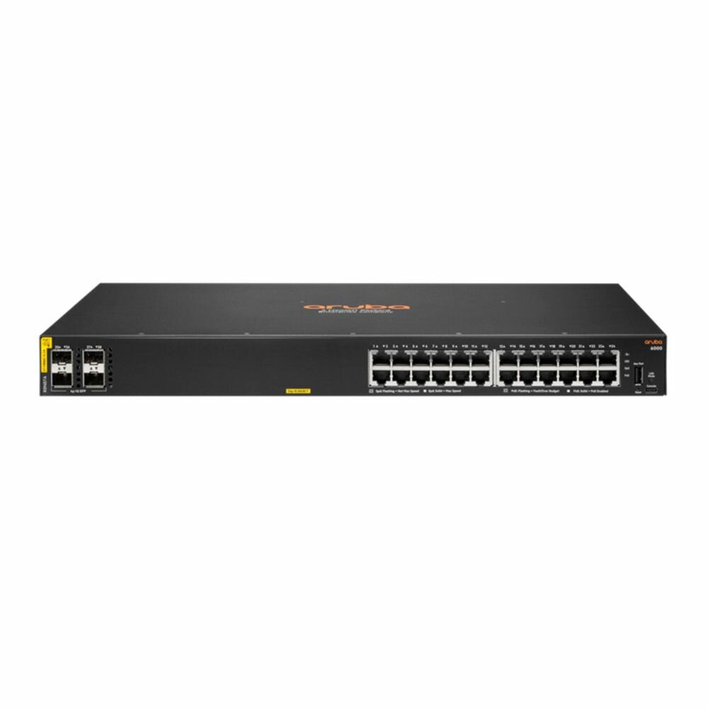 HPE Коммутатор HPE R8N87A HPE Aruba 6000 Managed L2 24G Class4 PoE 370W 4SFP Switch Aruba 6000 24G CL4 4SFP 370W Swch