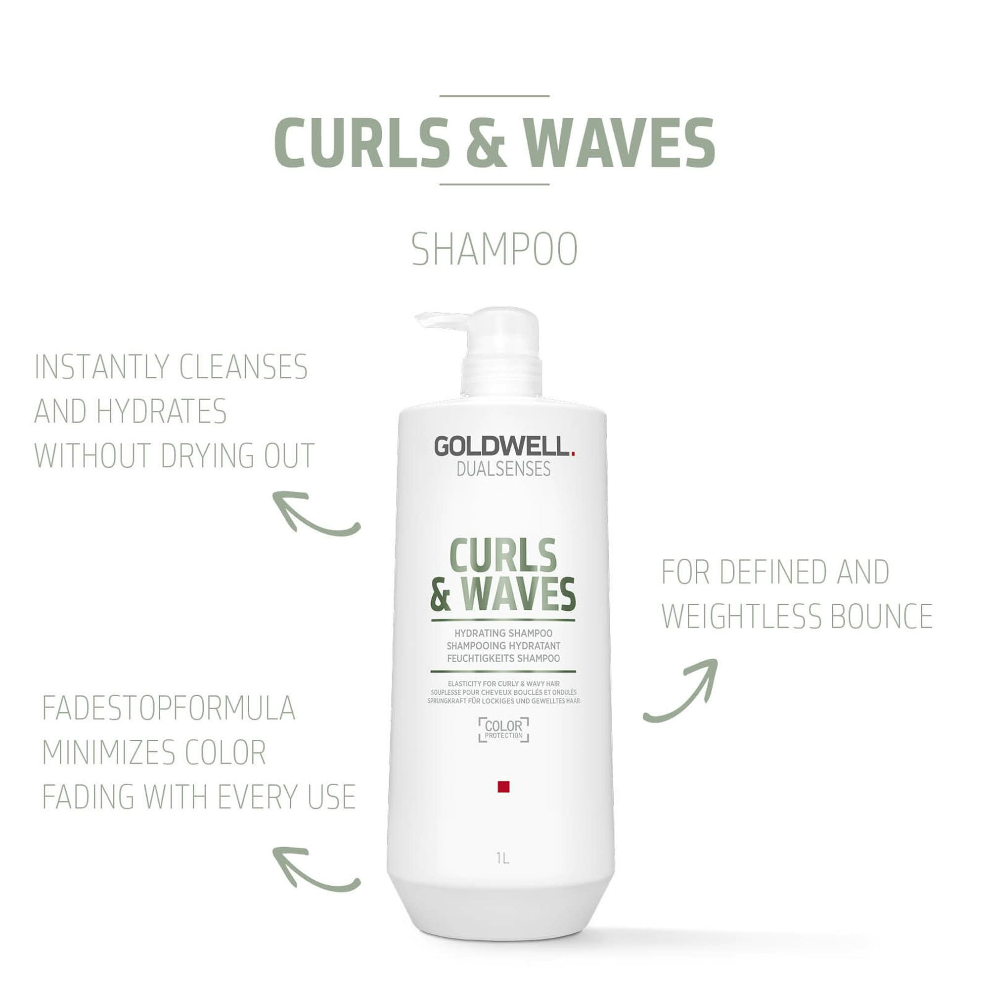 Goldwell Dualsenses Curly Twist Hydrating Shampoo - Увлажняющий шампунь для вьющихся волос 1000 мл