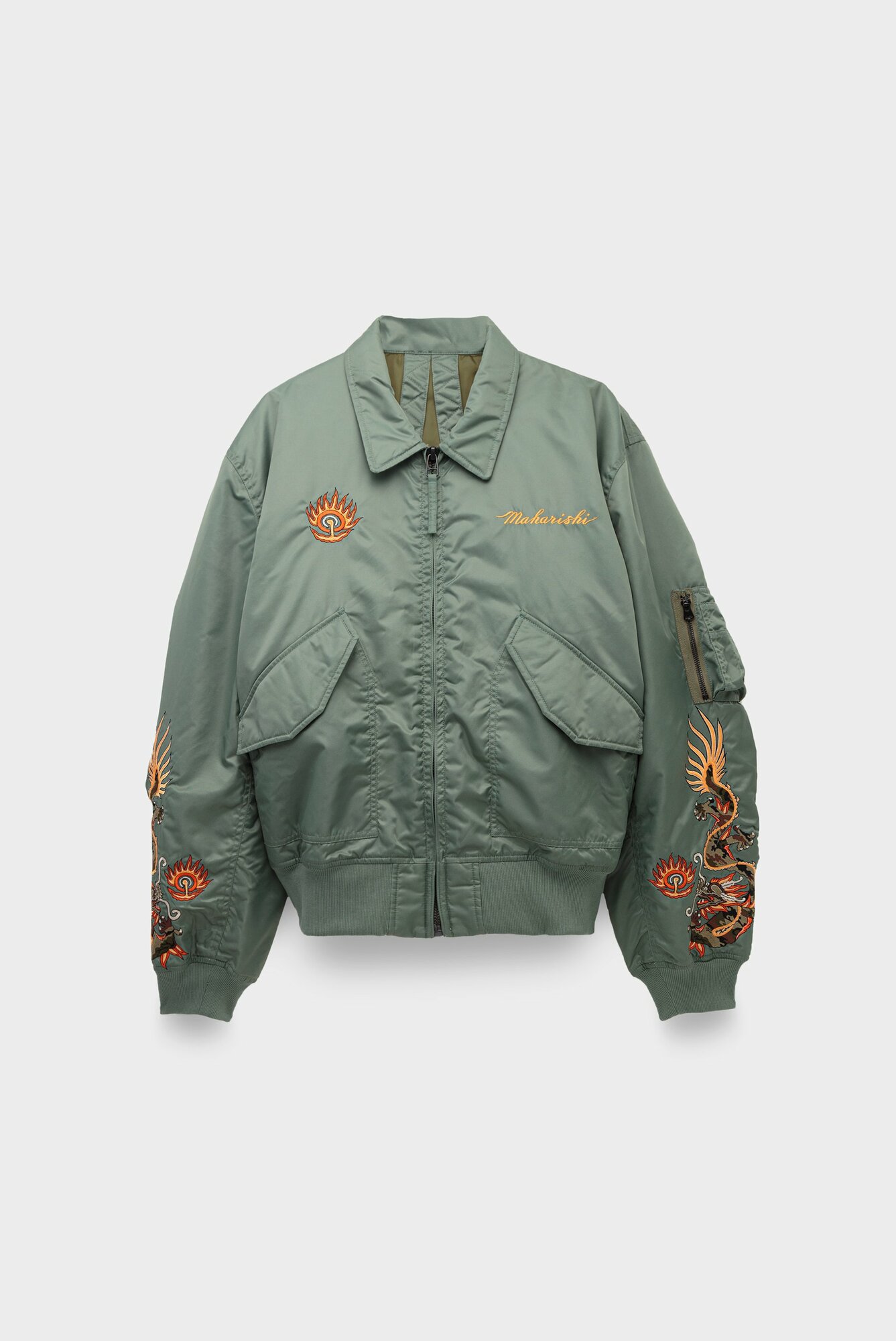 Бомбер Maharishi 5059 dragon cwu-45 flight jacket sage