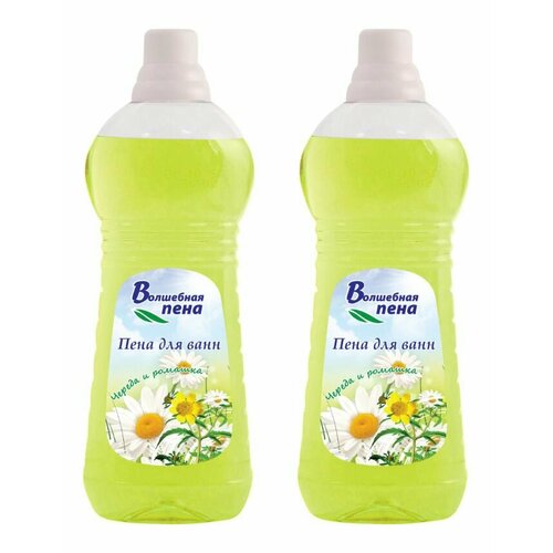 Help Пена для ванн Волшебная пена Череда и ромашка 1 л 2 шт 559₽