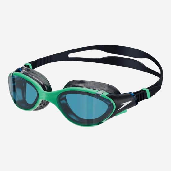 Очки для плавания Speedo , 8-00233216739-6739, Biofuse 2.0 зеленый/синий, размер One Size