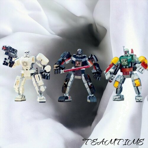 фото Конструктор звездные войны mech 3-pack 11611, 506 дет. lion king