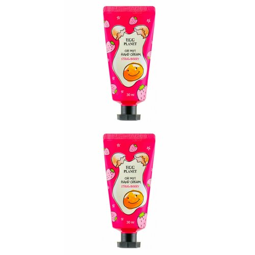 Daeng Gi Meo Ri Крем для рук Egg Planet Oh Me Hand Cream, с ароматом клубники, 30 гр, 2 шт.