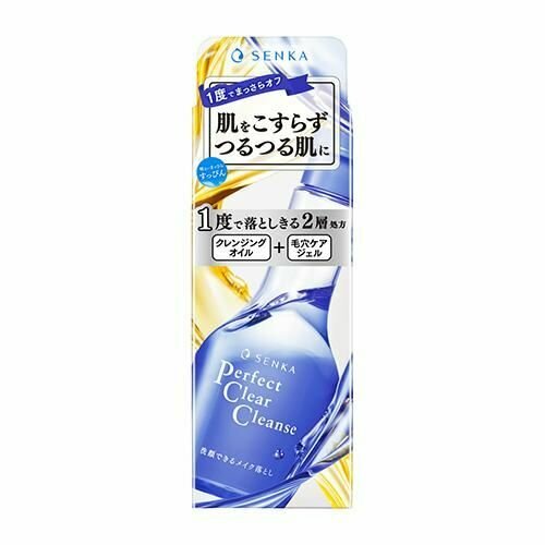 SHISEIDO Двухфазное средство Senka Perfect Clear Cleanse для умывания и снятия макияжа, 170мл. shiseido senka пенка для лица для умывания и снятия макияжа all clear oil whip150 мл