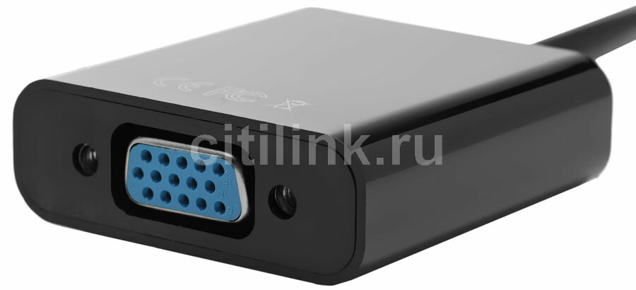 Переходник видео PREMIER 5-983B, HDMI - VGA (f) , 0.15м, черный