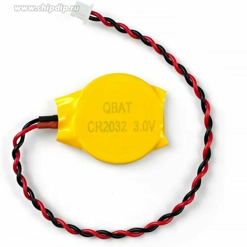 CR2032 для BIOS Батарейка с коннектором 125мм 12см провод 1248₽