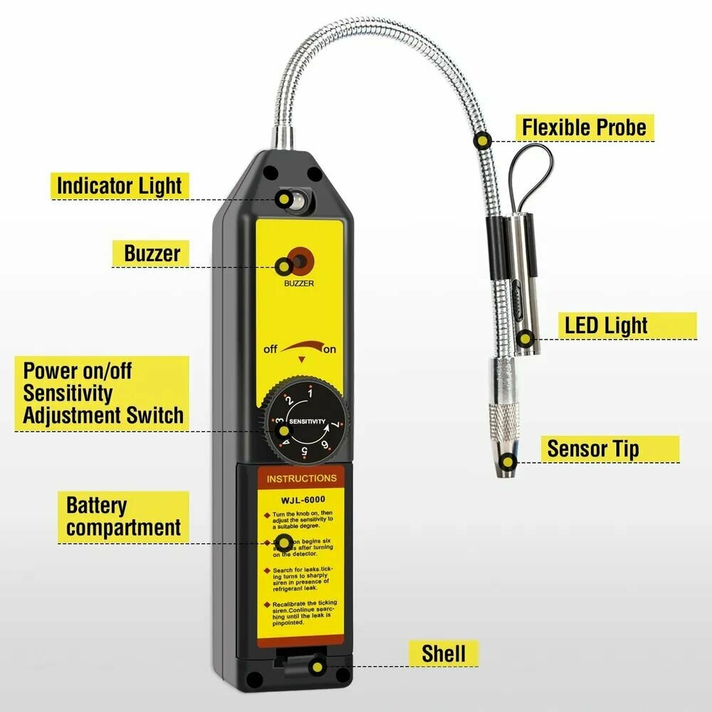Шумомеры Течеискатель WJL-6000