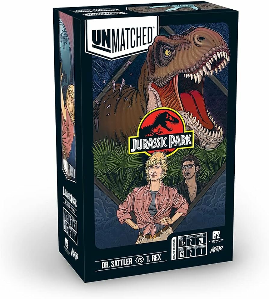 Unmatched: Jurassic Park. Dr. Sattler vs T. Rex