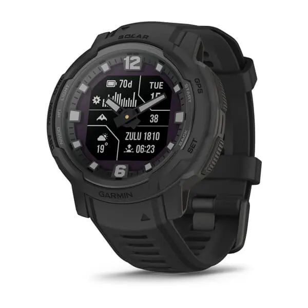Умные часы Garmin Instinct Crossover Solar Tactical Edition 45 мм (010-02730-00) черный