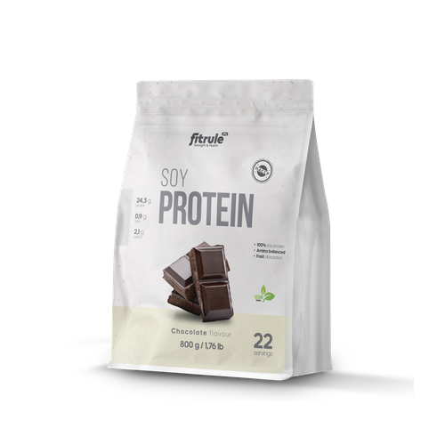 Fitrule Soy protein 800g (Квадропак) Шоколад all nutrition soy protein 500г белый шоколад ананас