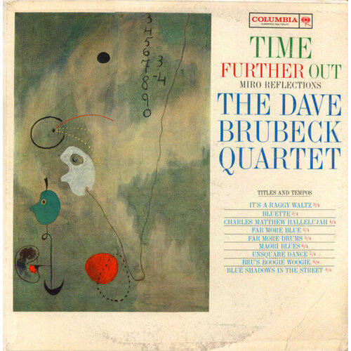 Виниловая пластинка Dave Brubeck / Time Further Out: Miro Reflections (1LP) brubeck dave time out [180 gram vinyl with bonus cd]