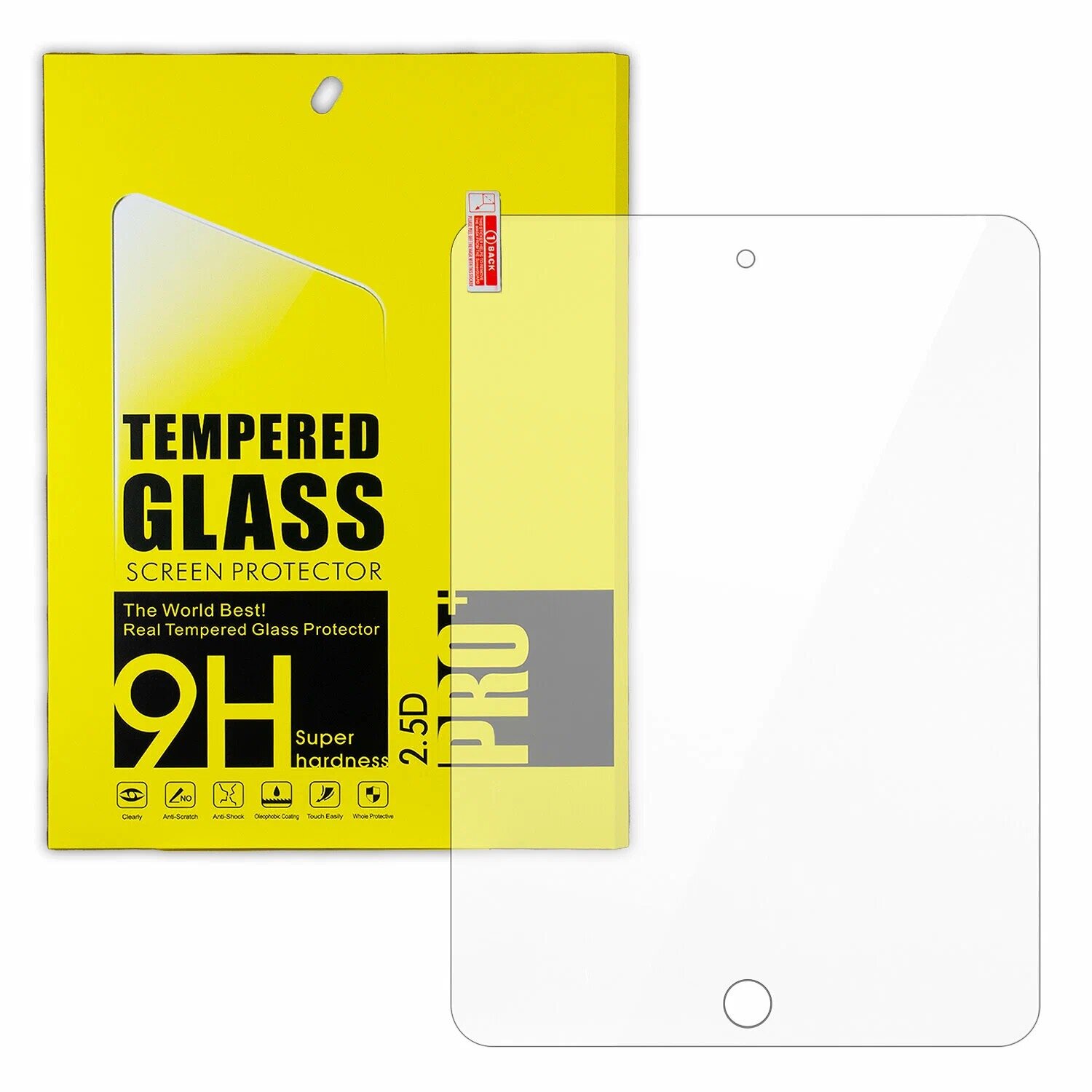 Защитное стекло для планшета Apple iPad 10.2 2019 / 2020 / 2021 10.2" противоударное/закаленное c водоотталкивающим покрытием